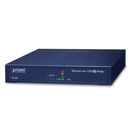 4-Port Ethernet over VDSL2 Bridge  (Profile 30a) VC-234