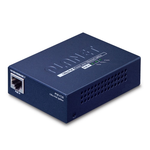 Single-Port 10/100/1000Mbps Ultra PoE Splitter (12V/19V/24V) POE-172S