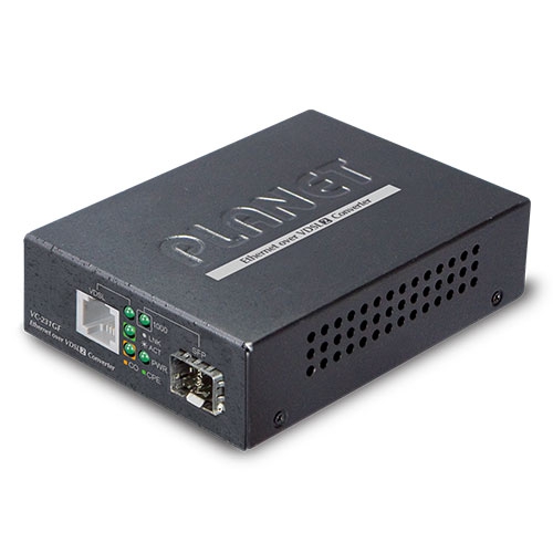 1-Port 1000BASE-X SFP + 1-Port RJ11 VDSL2 Converter VC-231GF