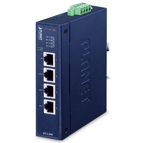 Industrial 4-Port EtherCAT Junction Slave IECJ-400