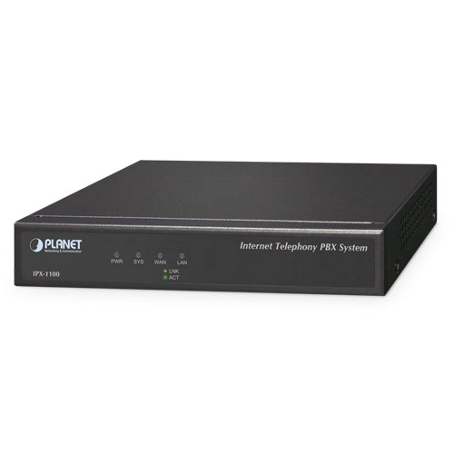 Internet Telephony PBX system (100 SIP User Registrations) IPX-1100